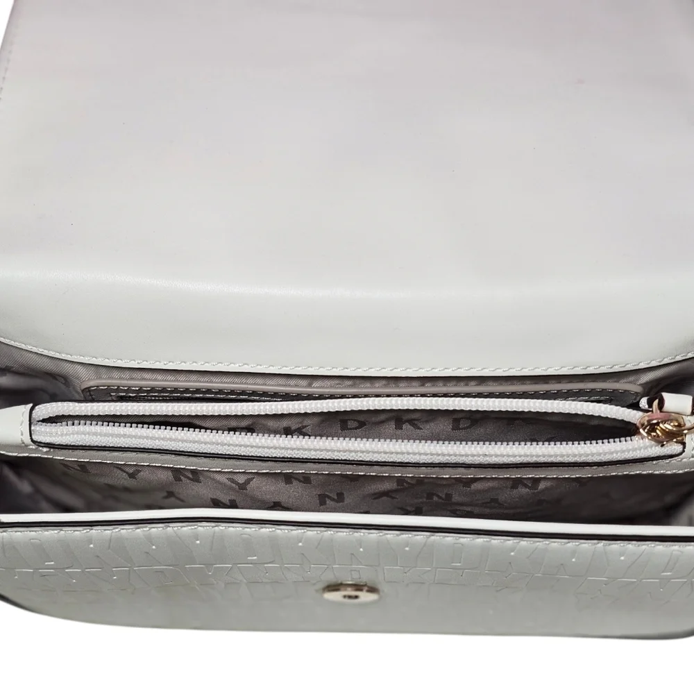 NWOT DKNY embossed shoulder‎ bag crossbody - Picture 3 of 5